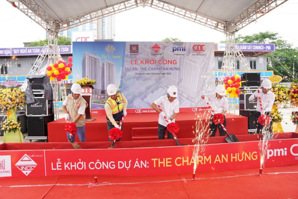 Lễ khởi công dự án The Charm Tháng 7/2022