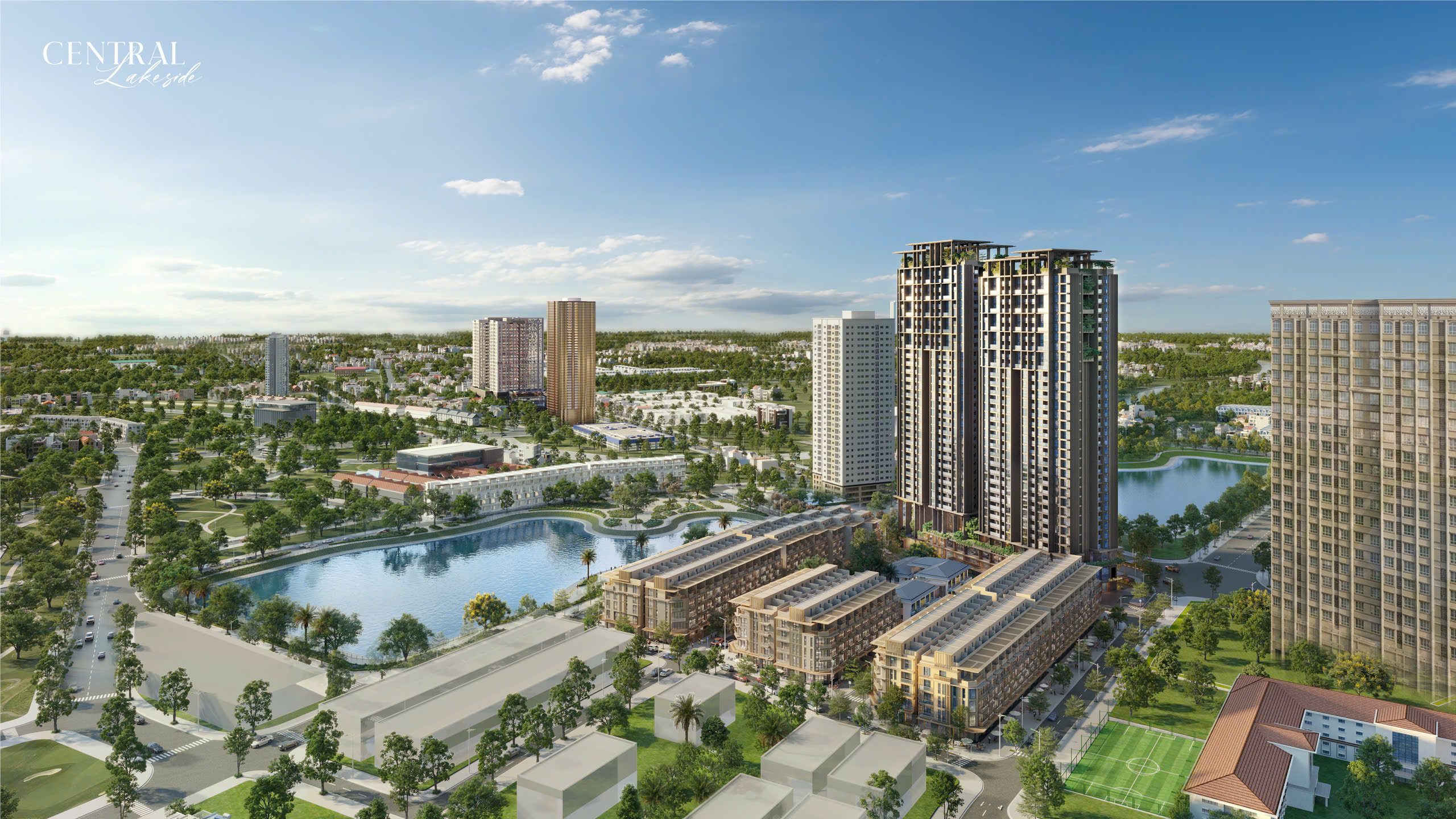Phối cảnh Central Lakeside Trung Văn